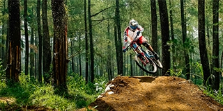 A man on a downhill track - by Andhika Soreng