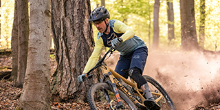 A man on a downhill track - by Axel Brunst