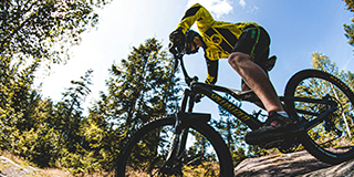 A man on a downhill track - by Tobias Bjerknes